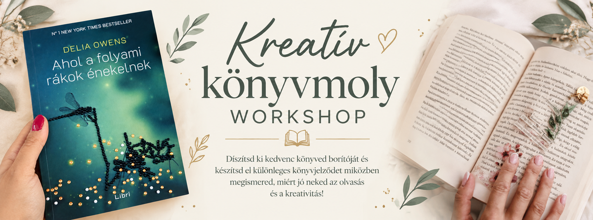 Kreatív könyvmoly workshop jegy - 2026. november 7. 10:00-12:00